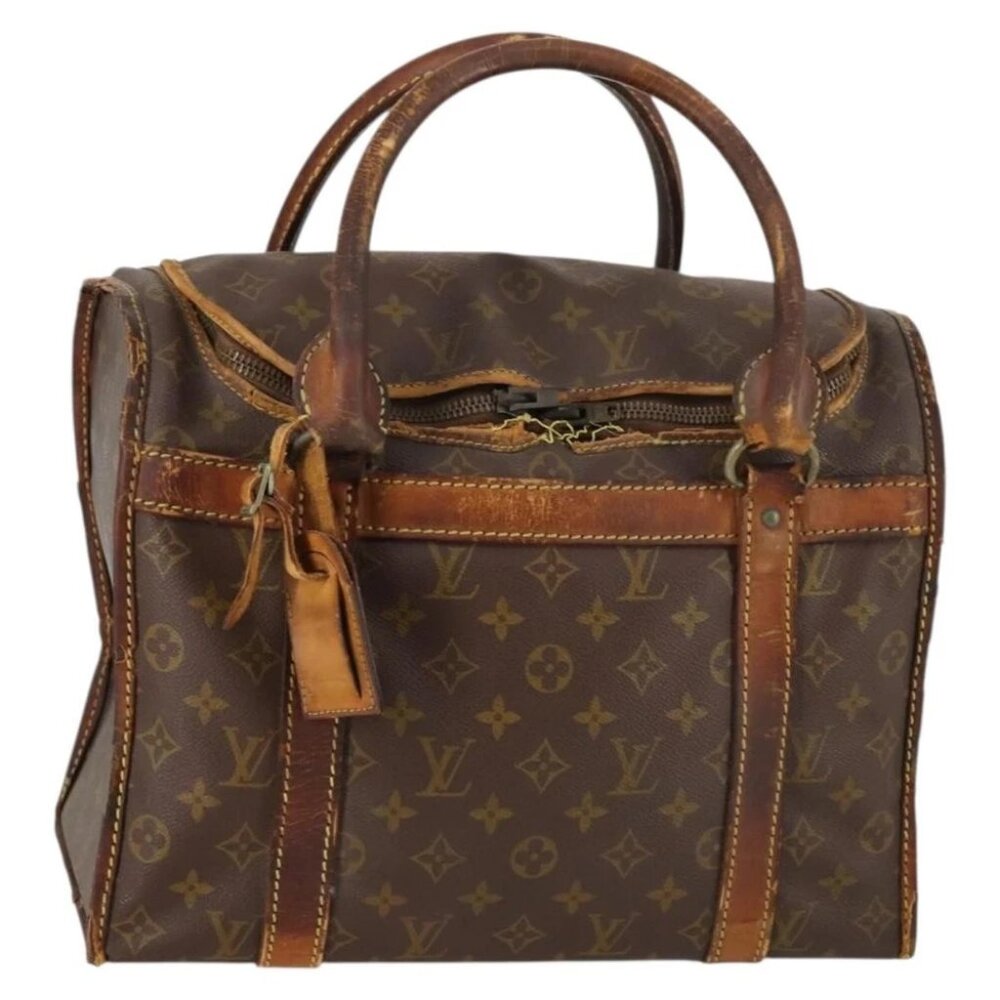 LOUIS VUITTON Monogram Demi Souple 35 Boston Bag LV - Picture 1 of 15